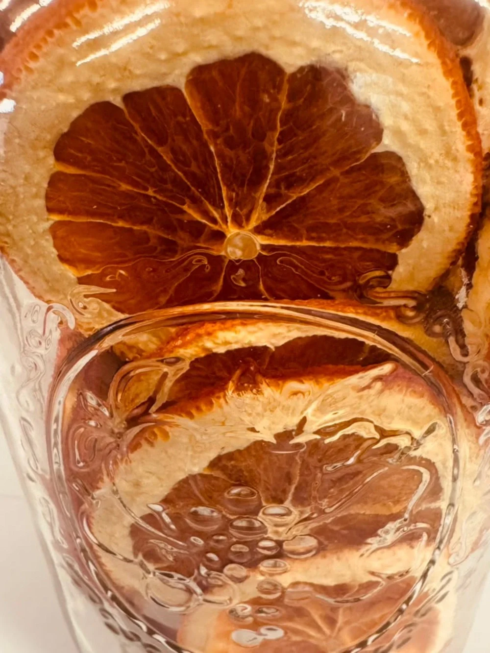Ball Mason Jar with Dried Orange Slices